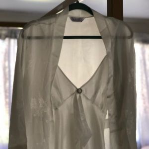 White bridal or  because you deserve it night gown